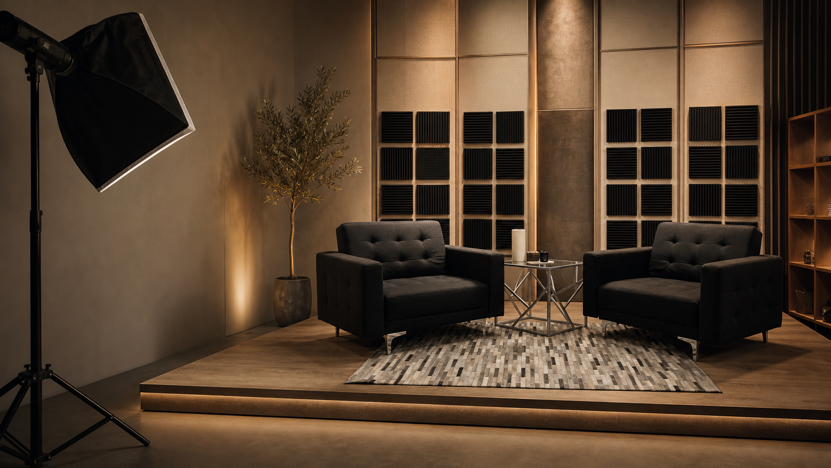 Boutique Interview- und Filmstudio von Onpoint Media in der Schweiz
